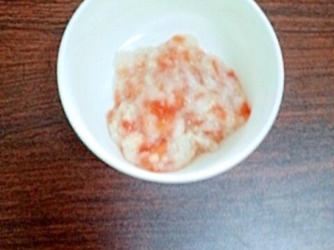 【離乳食中期】マグロのトマトリゾット風